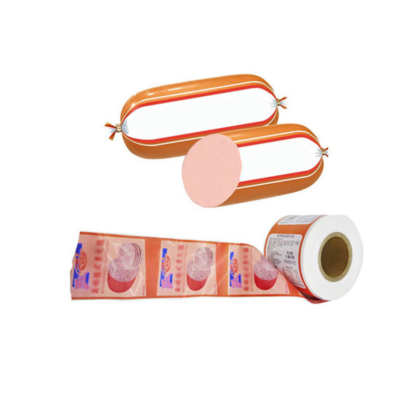 Colorful Flexography Printed Plastic Sausage Casing Roll For Sausages