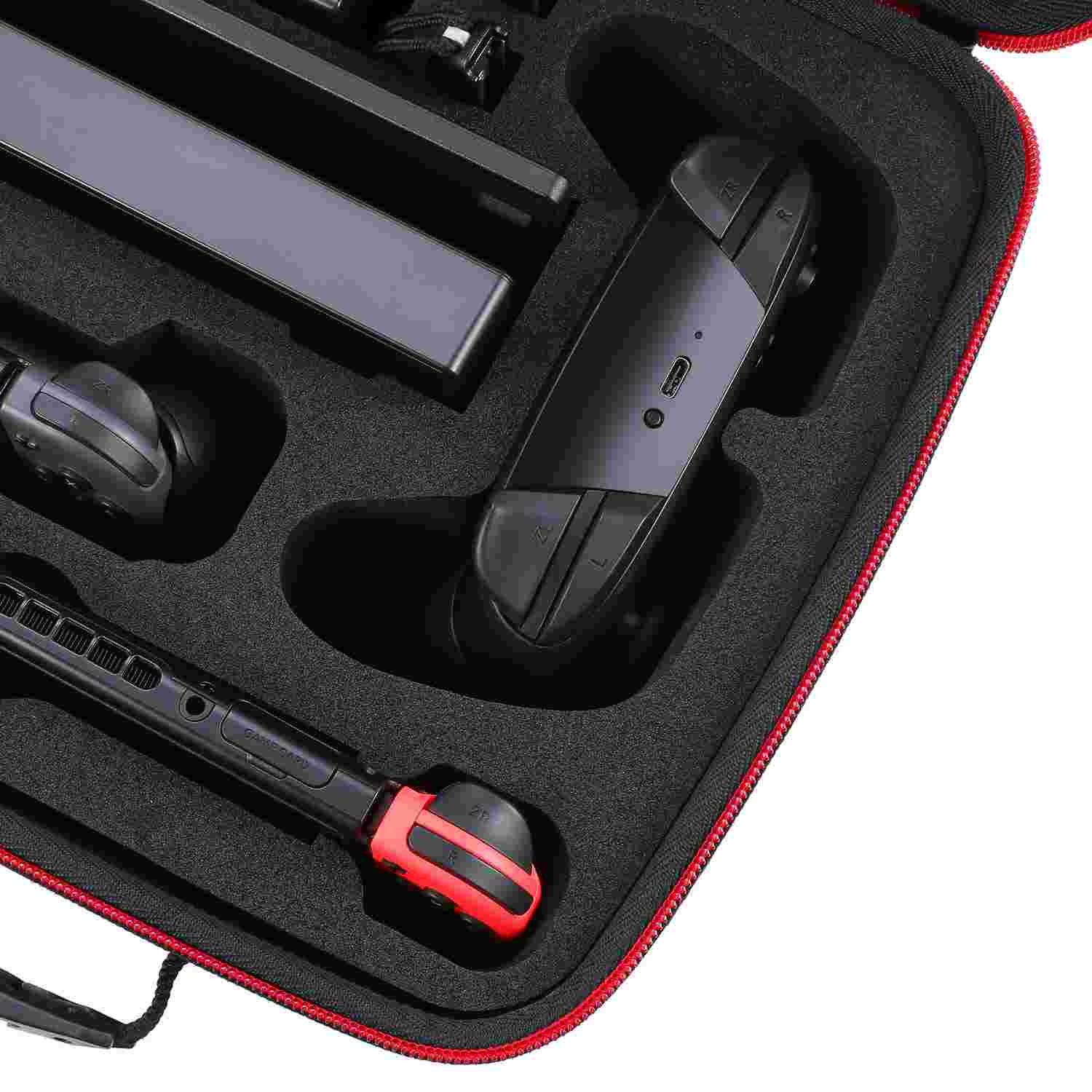 Zipper closed EVA Travel Case For Nintendo Switch Console
