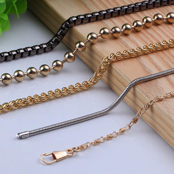 Premium Golden Chain Strap With Buckles For Women Purse Bag Strap Replacement Crossbody/Shoulder Bag Chain Strap