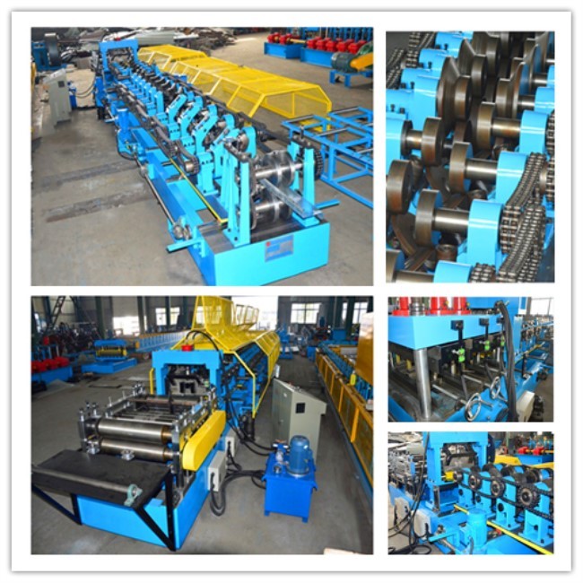 CZ Purlin Roll Forming Machine H Profile Steel Roll Former 350mm Steel Channel