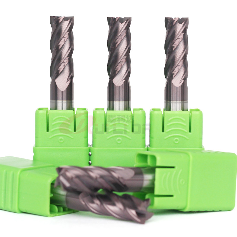 6mm 8mm 10mm 3/8 4 Flute Carbide End Mill For Steel