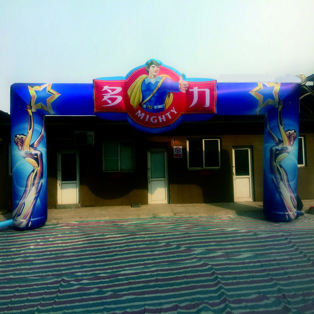 Customized Design Outdoor Advertising Inflatable Archway Marathon Start Finish Line Inflatable Arch