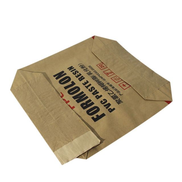 Valve Type Bag Professional Customization Multiwall Paper Sacks Flexo Print
