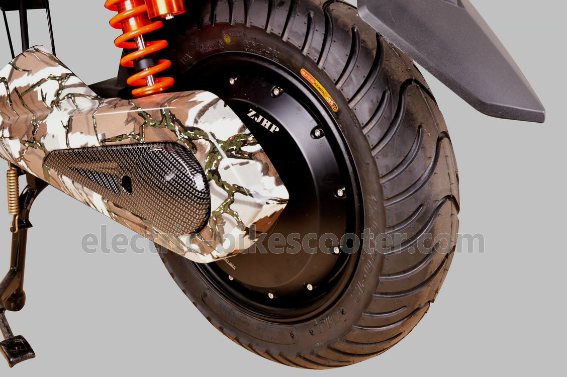 Two Wheels Electric Pedal Moped Scooter 55km/H 1000W 72V Battery