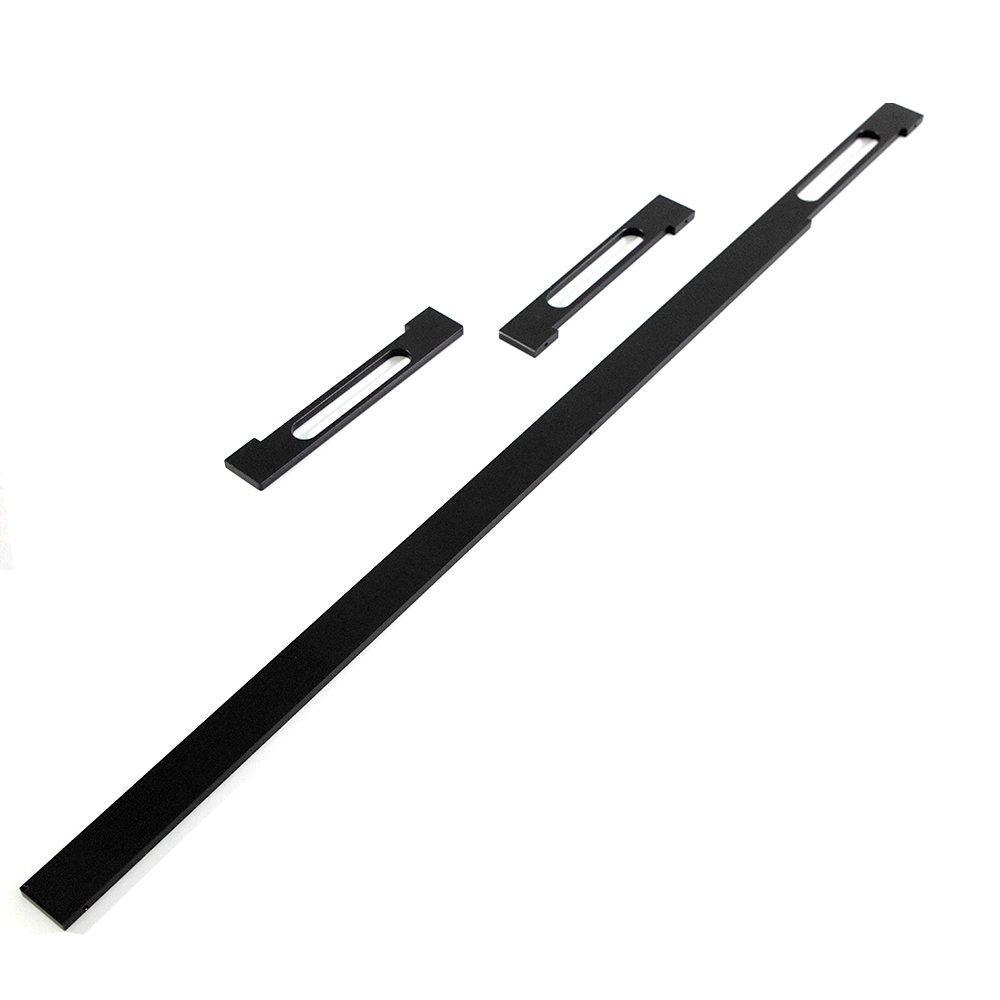 247mm Customized Polished Silver Aluminium Cabinet Handle For Kitchen
