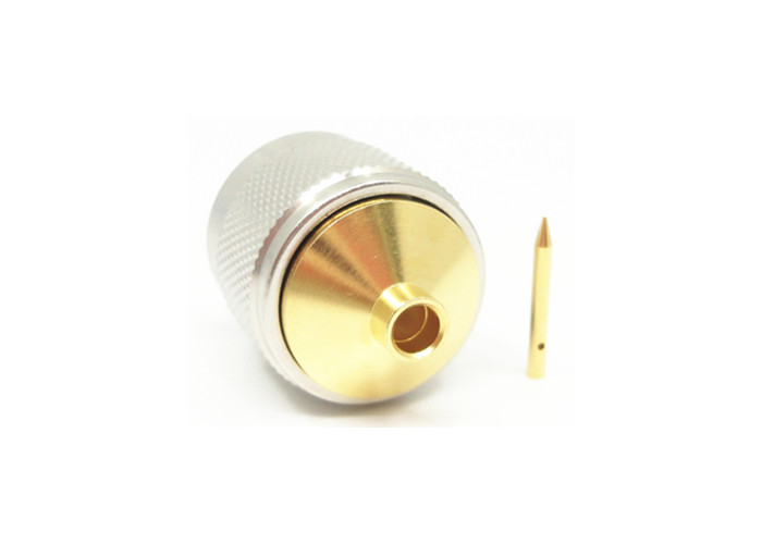 DC - 11GHz Frequency Range Straight Male N Type Connector Panel Mount