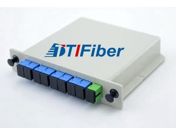 1x8 1x16 PLC Fiber Optic Splitter Box , FC / SC / LC / ST , PC / UPC / APC