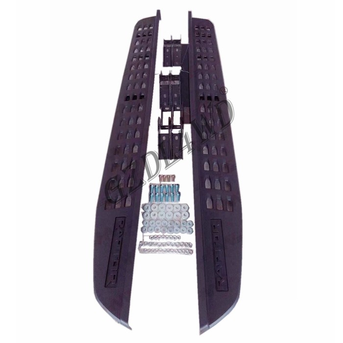 Steel Black Running Board Side Steps 4x4 Body Kits For Ranger T6 T7 2012 +