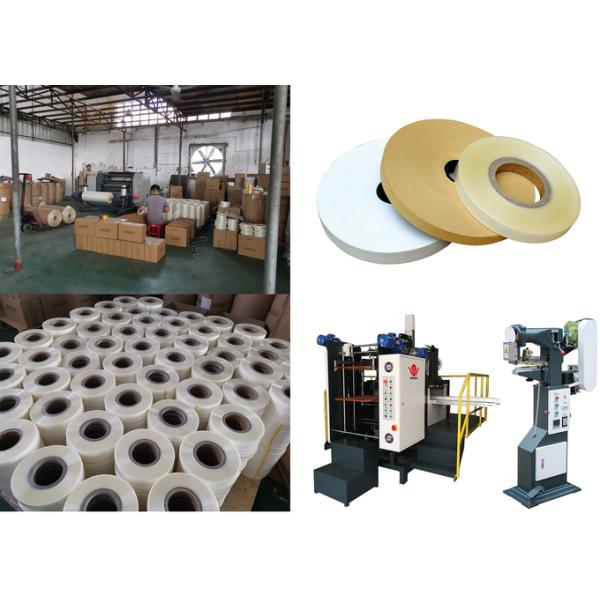 Adhesives PET Corner Tape / Kraft Paper Tape for Corner Sticky Rigid Box Making Machine