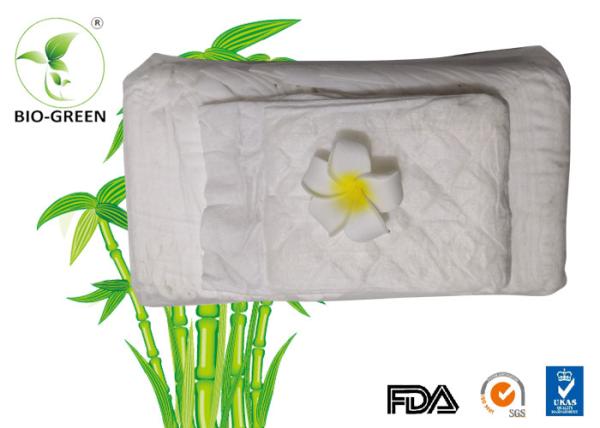 Eco Friendly Bamboo Disposable Nappy Liners , Soft Biodegradable Bamboo Fleece