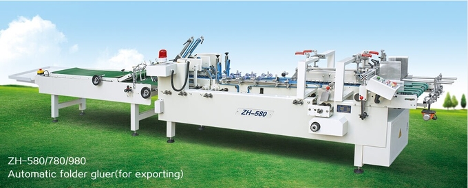 Mini Box Automatic Folder Gluer, Mini Box Folding + Gluing + Pressing, auto counting