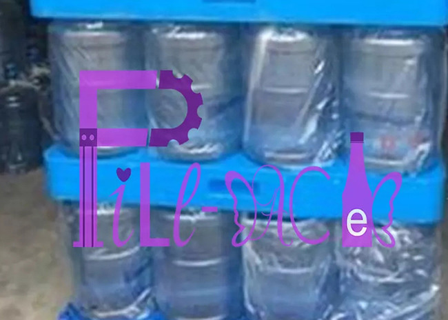 HDPE Bottle Pallets Gallon Water Plant Consumables
