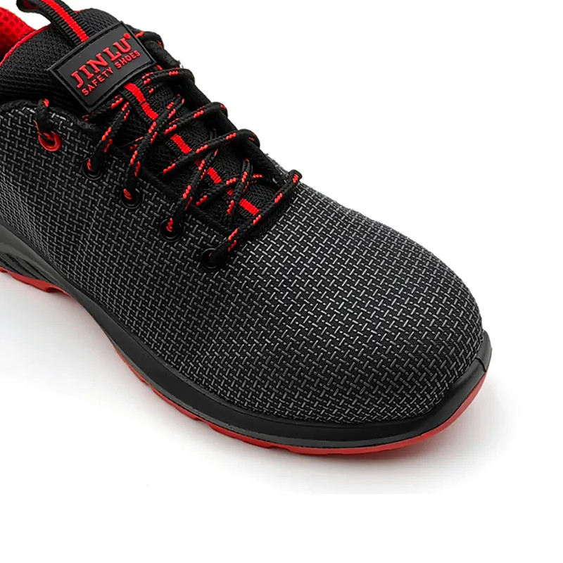Slip Resistant Sport Style Safety Shoes Industrial Mens Steel Toe Shoes Waterproof