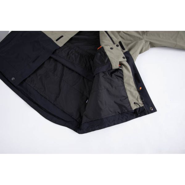 Men's Waterproof Insulated Windproof Ski Jacket with Hood for Outdoor Winter Activities