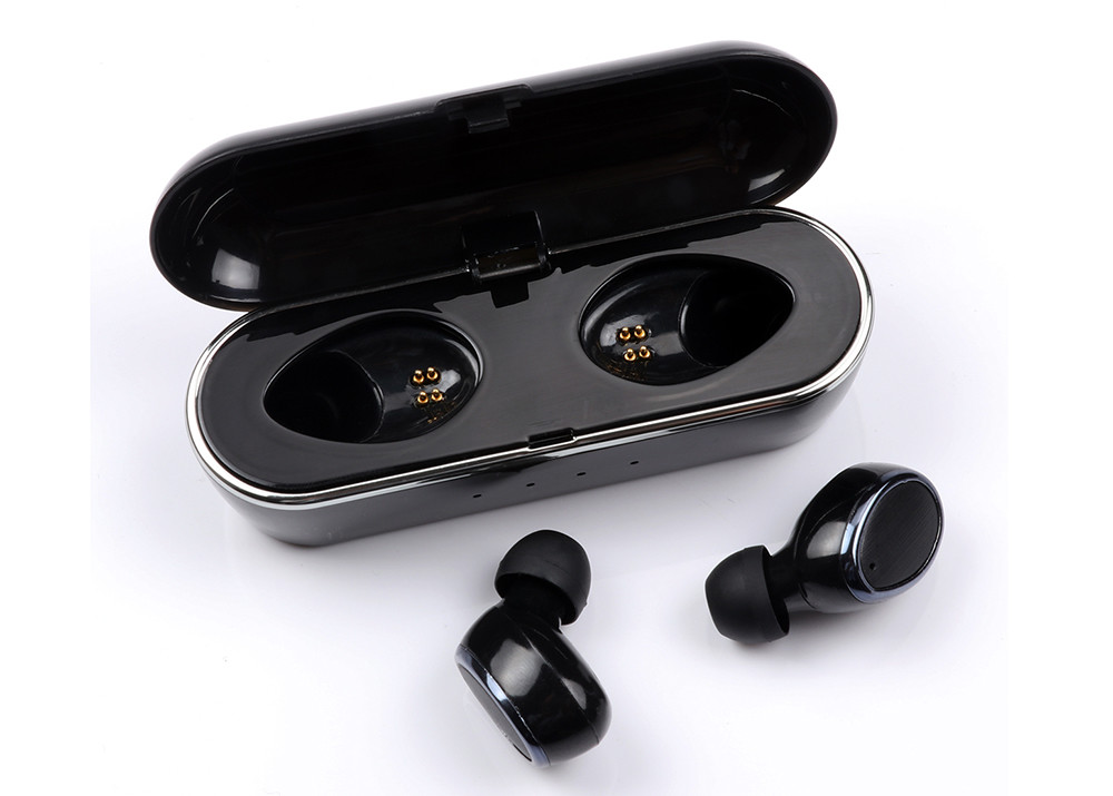 Super Bass True Wireless Stereo Earphones Mini Bluetooth V4.2 Handsfree with Mic