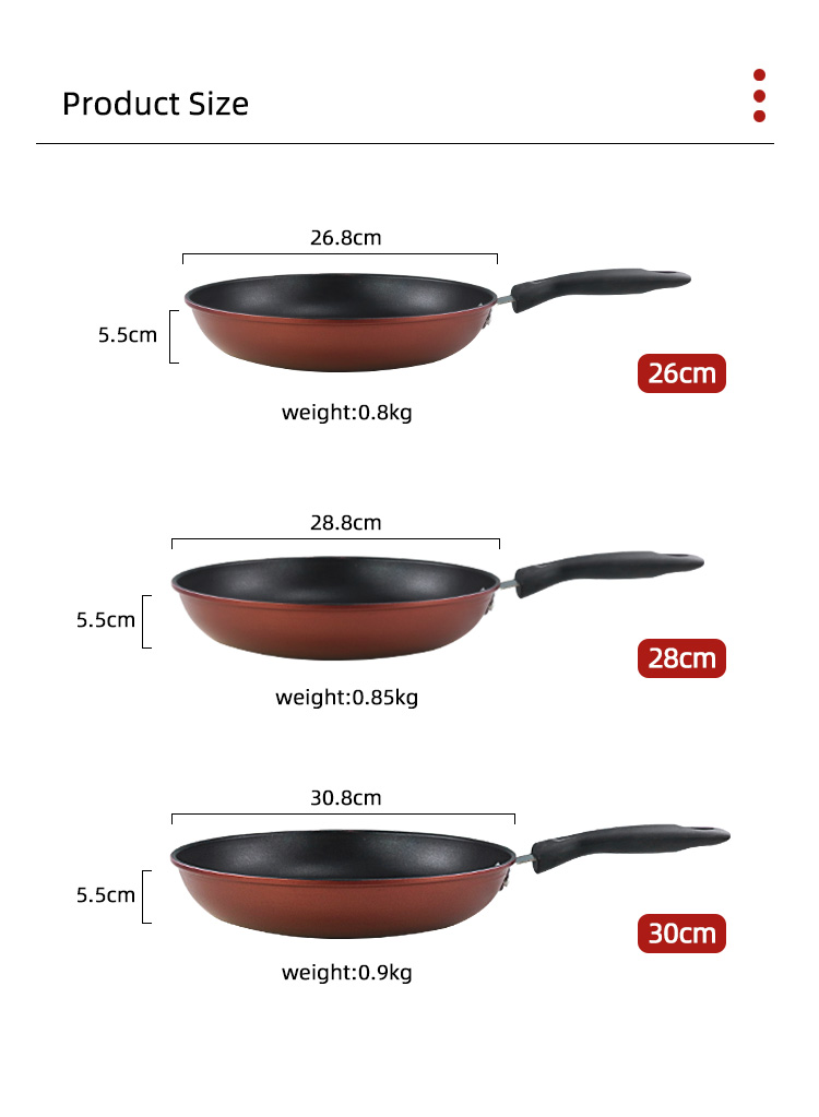 Multi-functional Induction Cooking Fry Pan Nonstick Cookware Cast Iron Frying Pan With Bakelite Handle