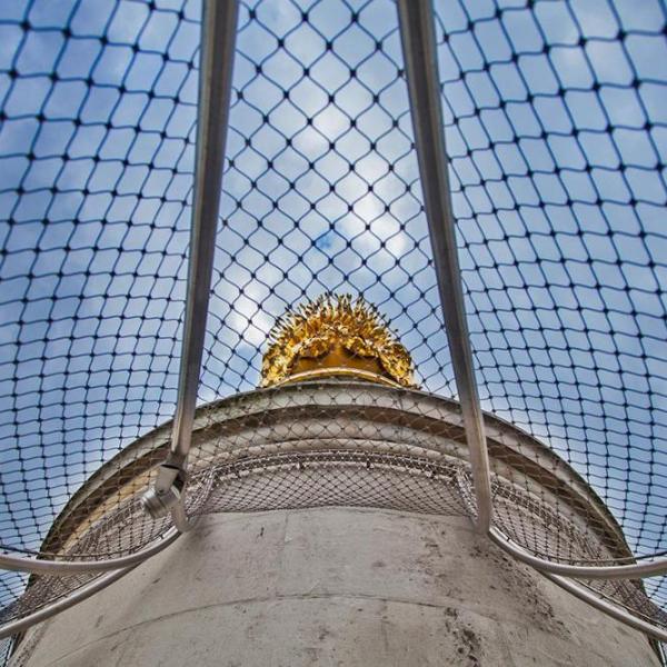 Nara-Ken Aisi304l Stainless Steel Ferrule Rope Mesh Netting Flexible Rustproof