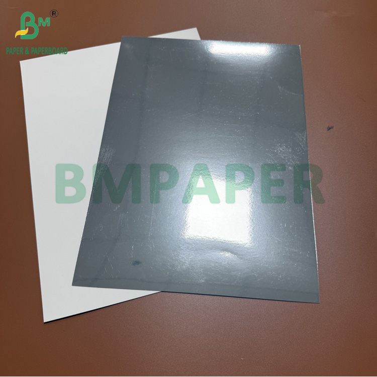 14pt 16pt 18pt Metallized Aluminized Paper Silver Cardboard Sheets