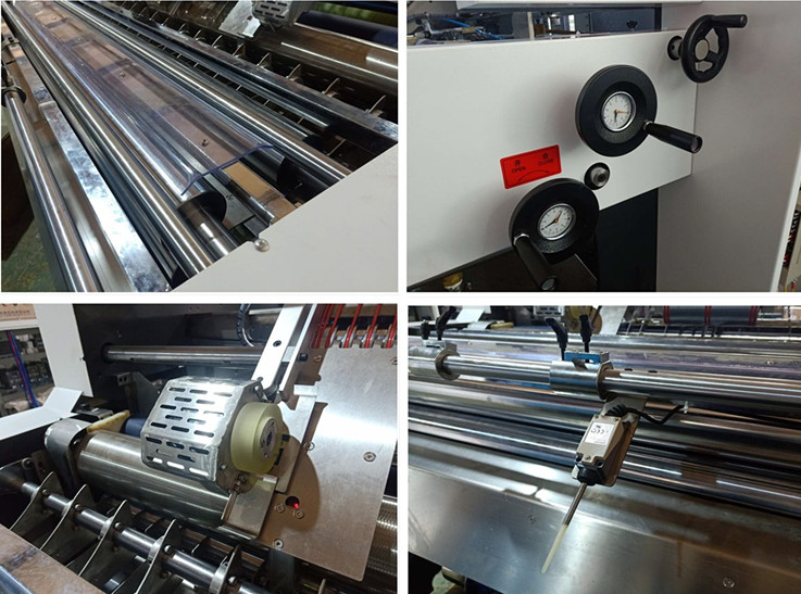 Carton Packaging Flute Paper Laminating Machine PLC Core