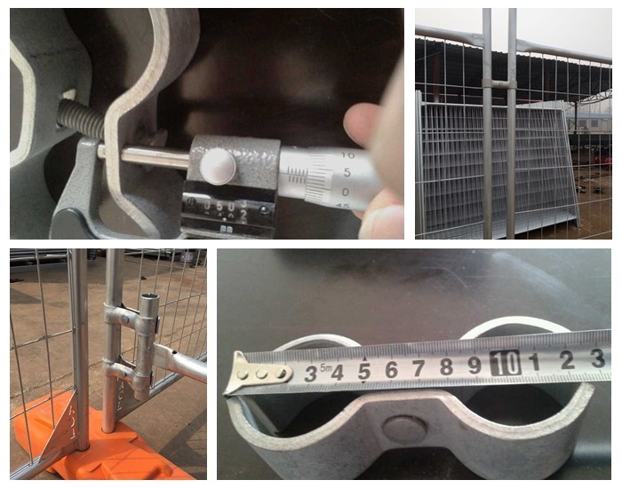 Security Diamond Mesh 10ga Temporary Chain Link Fence For Gardens