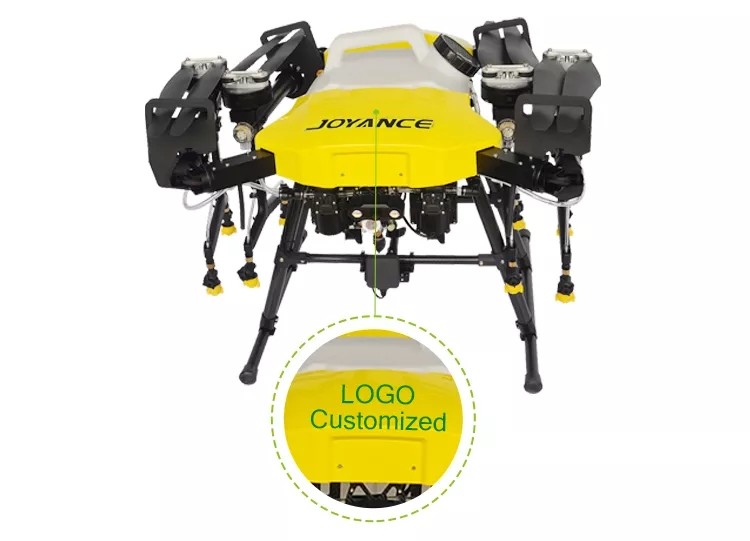 4 Axis Agricultural Spray Drone 16L Aircraft Mist Agriculture Farm Sprayer