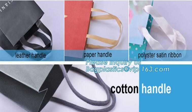 OEM Logo Printed Paper Packaging Bag Custom Good Quality Flower Carrier Bag,Art Paper Flower Carrier Bag Shopping Bags W