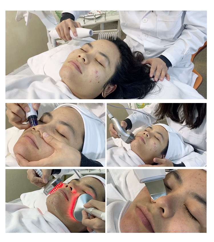 BIO RF Beauty Therapy Machine 15 Inch Cold Hammer Hydro Dermabrasion Device