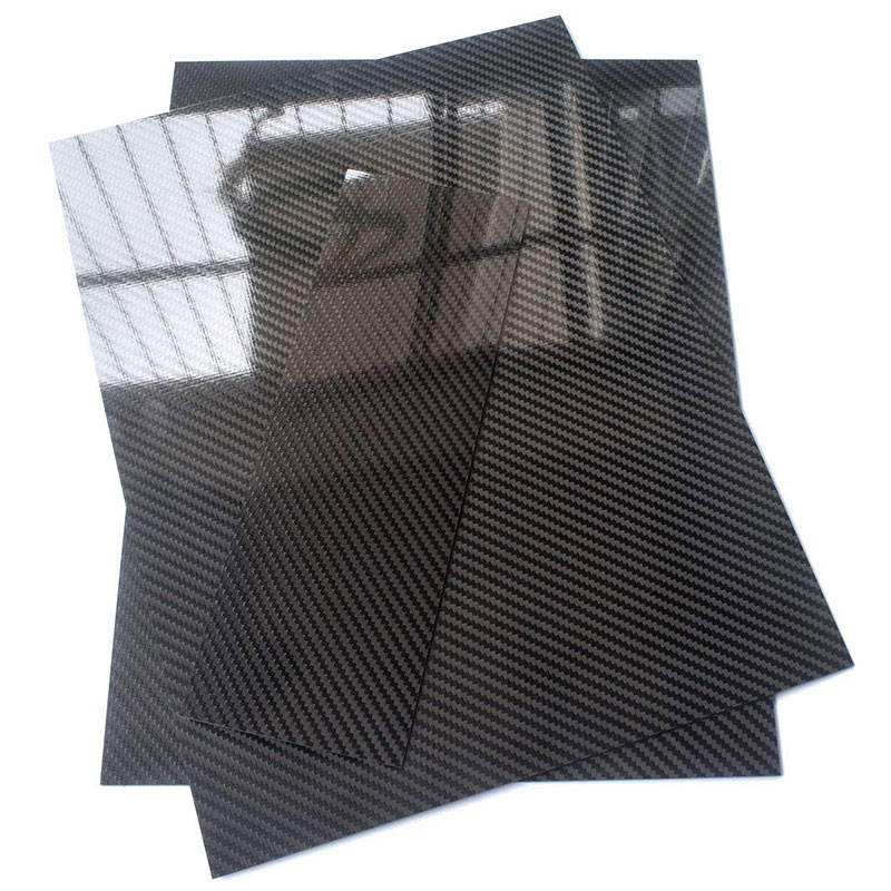 100% Glossy Surface Laminate Carbon Fiber Sheet 3K Real Carbon Fiber Board