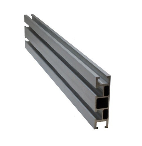 Silver Aluminum Alloy Extrusion Profile Polished For Shelves With Multiple Colors