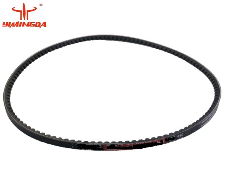 PN 180500202 Auto Cutter Parts Gear Belt XPZ950 Black Belt Suitable For Cutter Machine