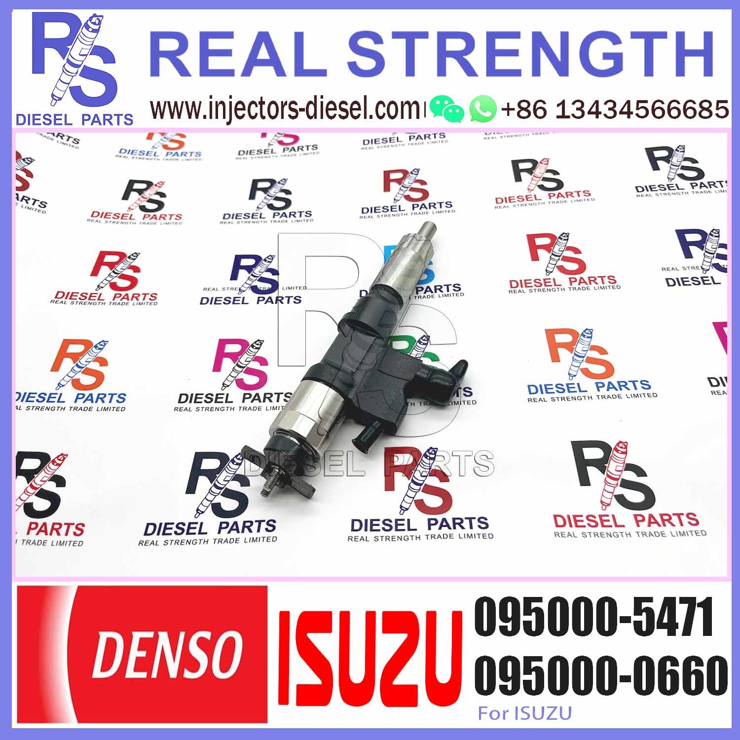 High Quality New Diesel Common Rail Fuel Injector 095000-5471 For ISUZU 4HK1/6HK1