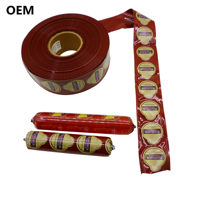 Manufacturer Provide High Shrinkage Customize Logo Printing Plastic Casings For Sausages