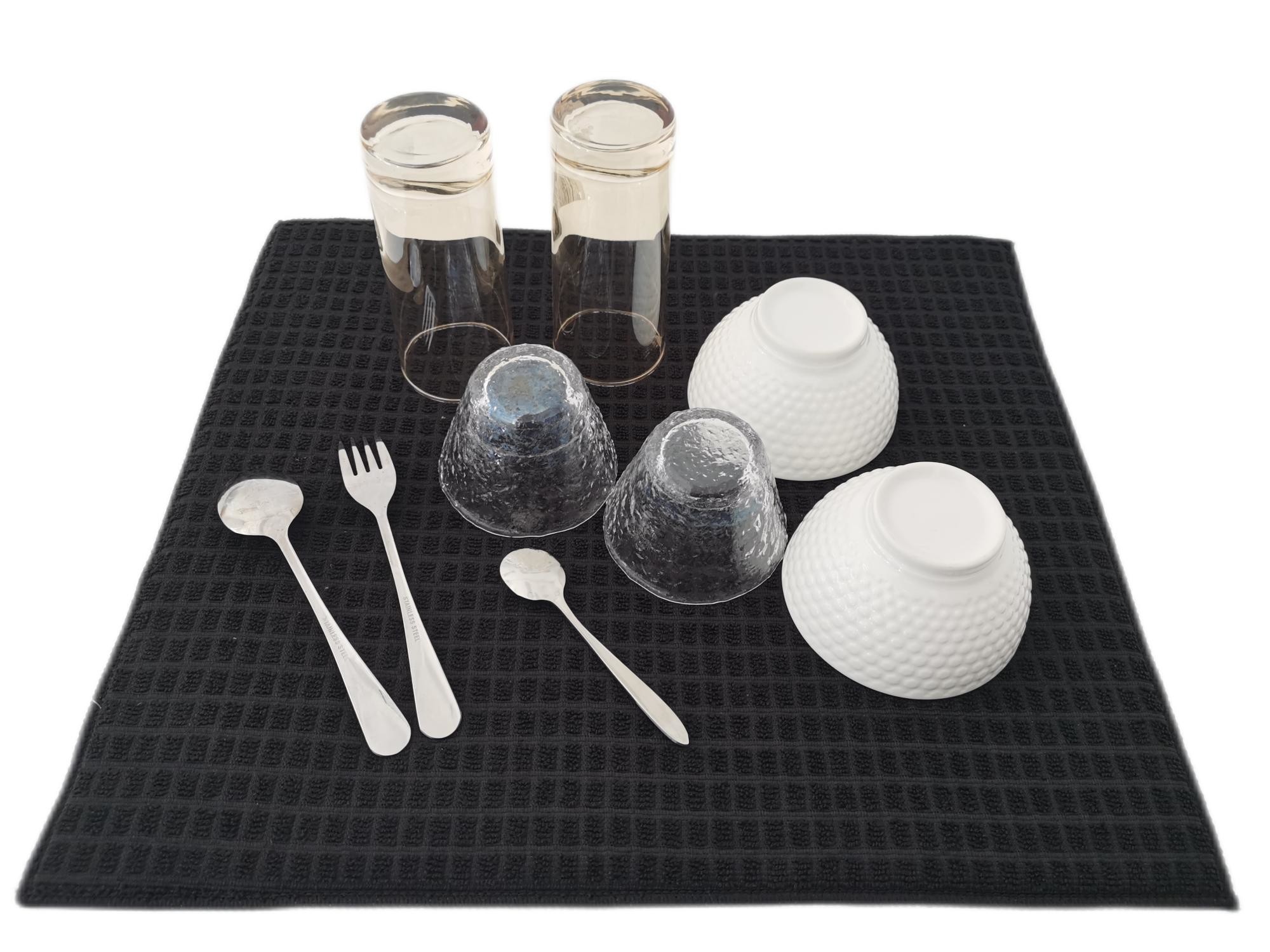 220gsm Microfiber Drying Dry Mat For Kitchen Quick Dry All Polyester