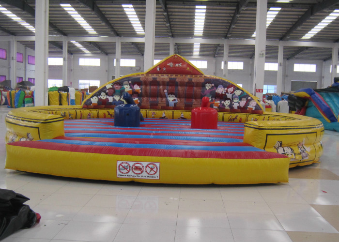 Commercial Inflatable Sports Games / Gladiator Game Safe Nontoxic Customized