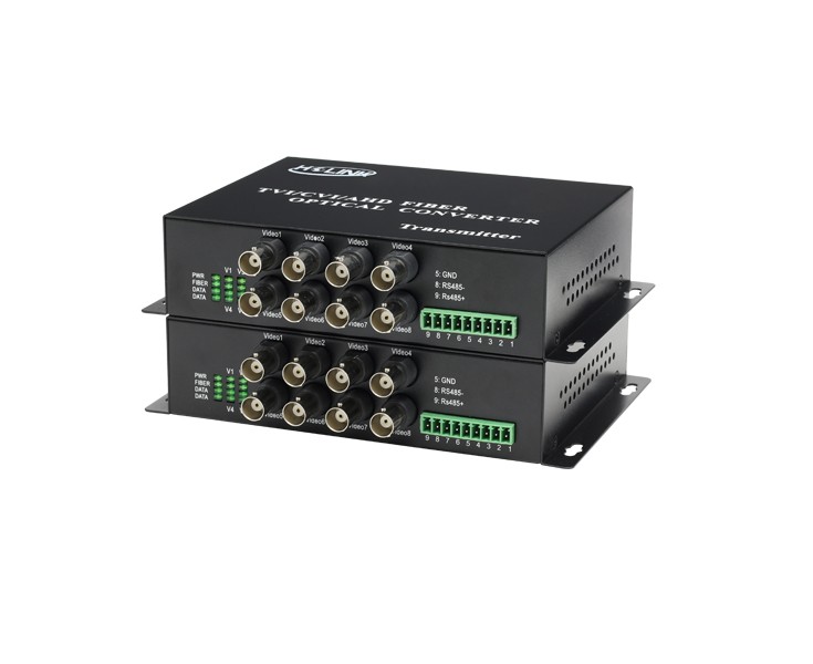 2 Channel uncompressed 720P/960P/1080P HD CVI/TVI/AHD Over Fiber Optical Converter For CCTV Dahua Network Surveillance