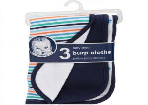 Buy cheap Lightweight Newborn Baby Burping Towels Assorted Lined Terry Cloth Burp Rags product
