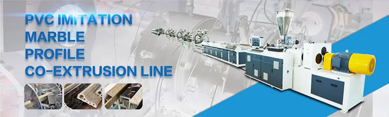 320Kg/HR PVC Artificial Marble Production Line SGS Plastic Profile Pvc Profile Extrusion Machine
