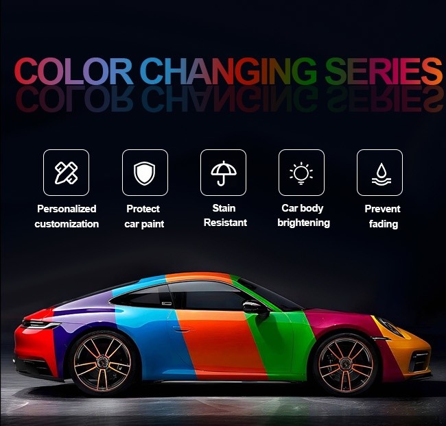Color Change TPU Self Healing Anti Scratch Car Paint Protection Film