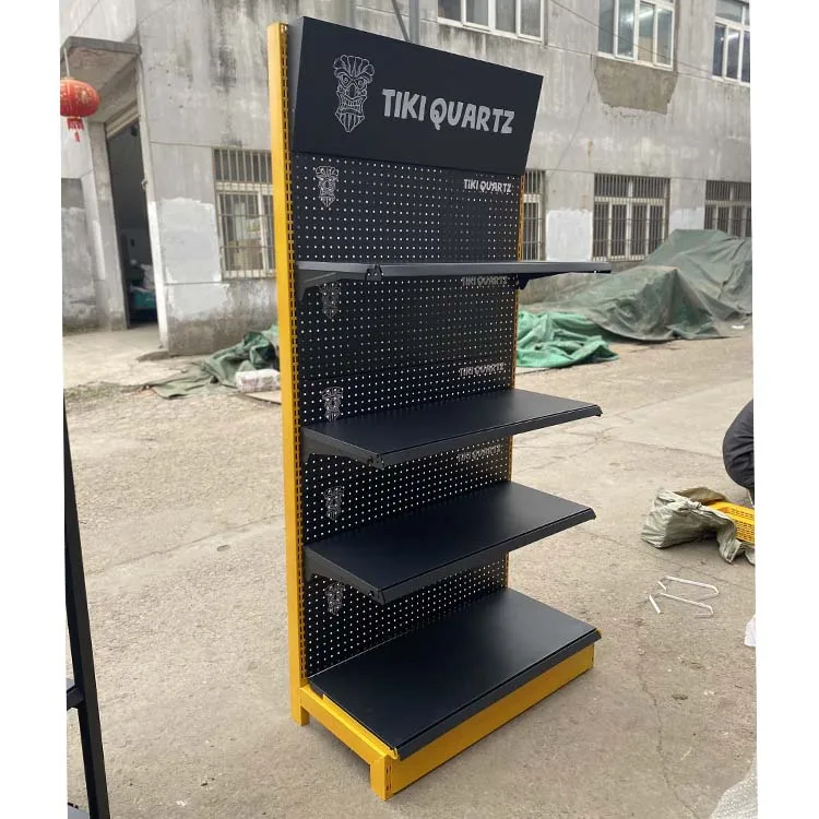 Factory Customized Color Size gondola supermarket shelf rak display rak gondola supermarket wall shelves