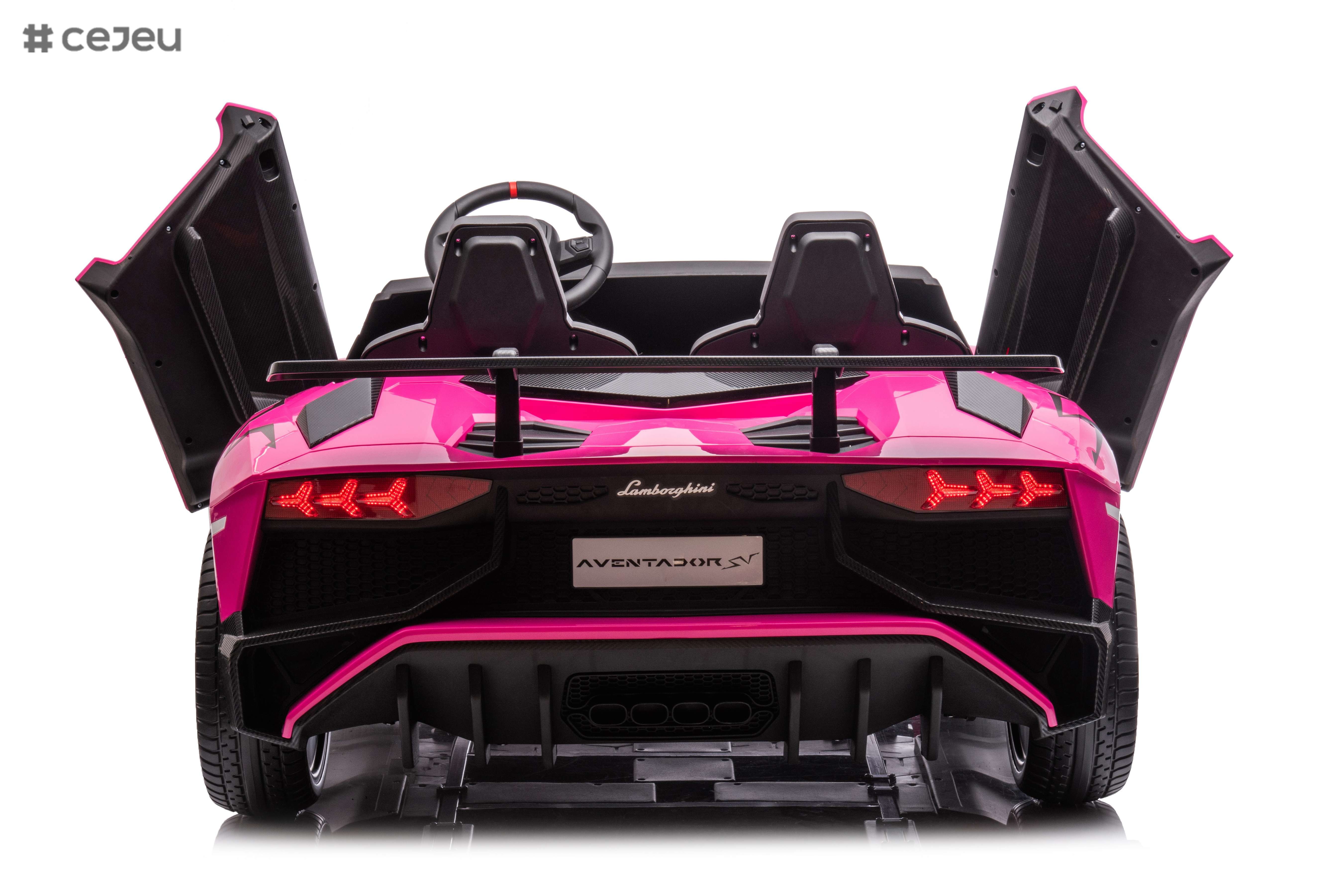 Kids 12V Ride On Licensed Lamborghini Aventador SV Sports Car Toy Parent Control