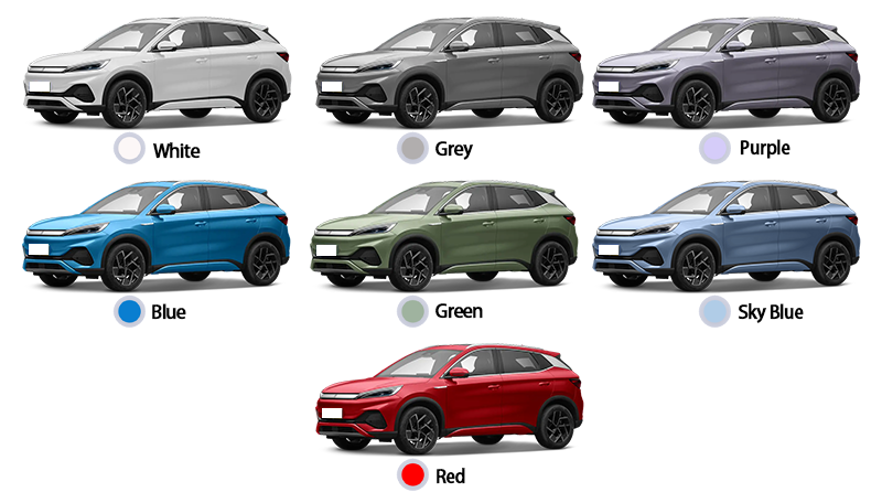 Fast Charge BYD Yuan Plus SUV , Long Range New Energy Vehicles