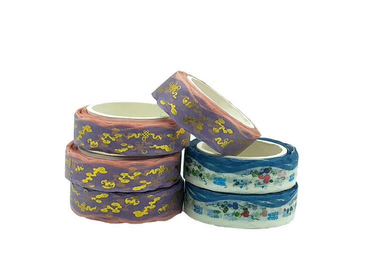 Custom Cute DIY Masking Tape Printed Design Die Cut Stickers Washi Tape