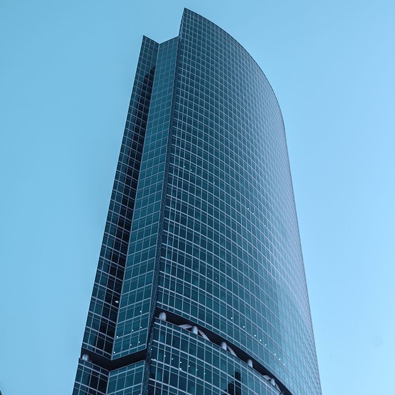 Thermal Insulation Unitized Curtain Wall Water Tightness Class 8 And UV Resistance