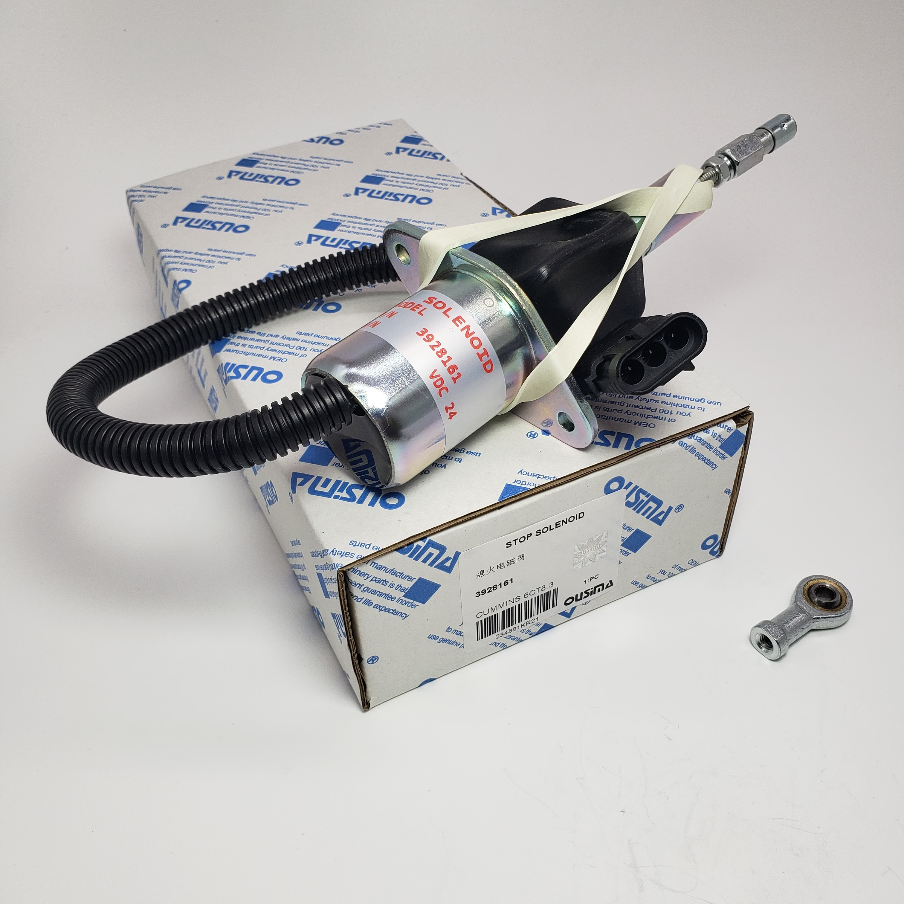 Diesel Engine Shutoff Solenoid Valve 3928161 For CUMMINS 6CT8.3