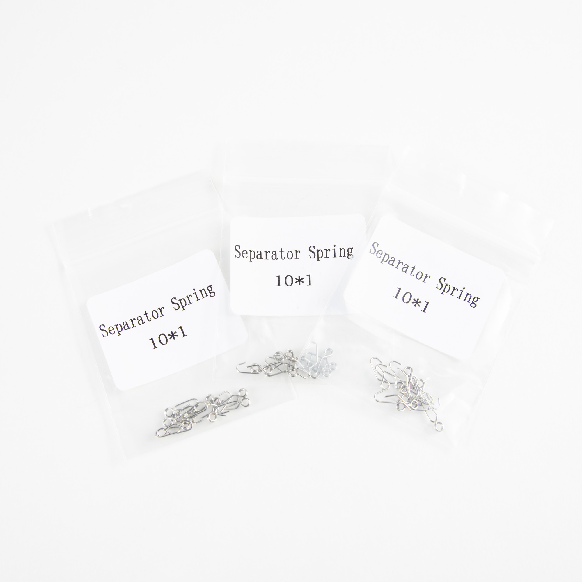 Long Shelf Life Durable Spacer Springs for Dental Clinics Pre-Banding Procedures in Class II Instrument Classification
