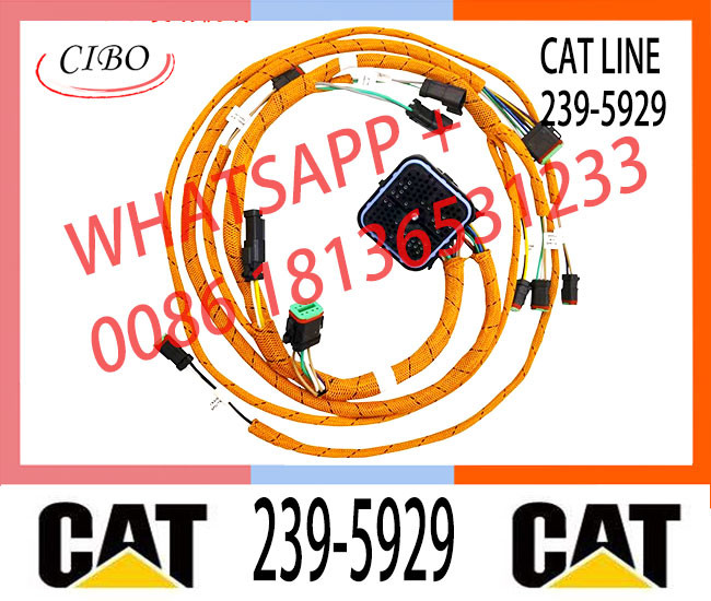 Excavator Wire Harness Assembly 239-5929 For E365C C18 Engine Wiring Harness