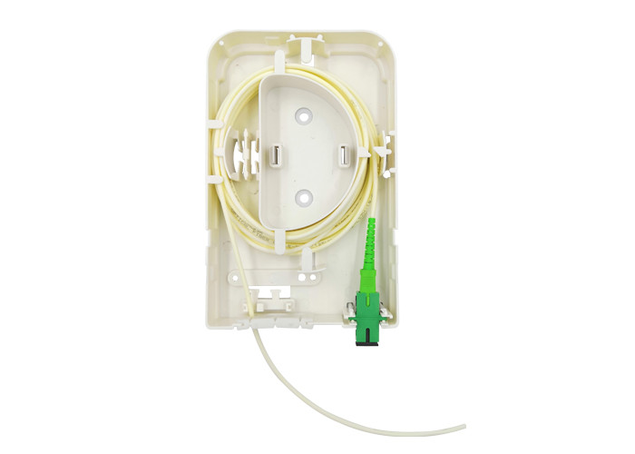 Desk Waterproof FTTH Distribution Box 1 Core 2 Cores SC Pigtail Adaptor