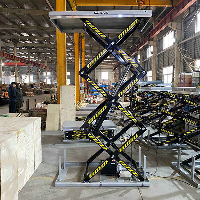 CE ISO9001 2 Ton Heavy Duty Scissor Lift Platform Max Height 3000mm Ladder Lift