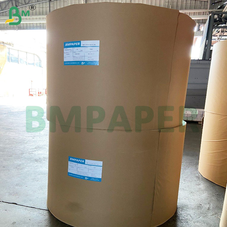Strong Crush Resistance 200gsm White Kraft Paper For Paper Tube