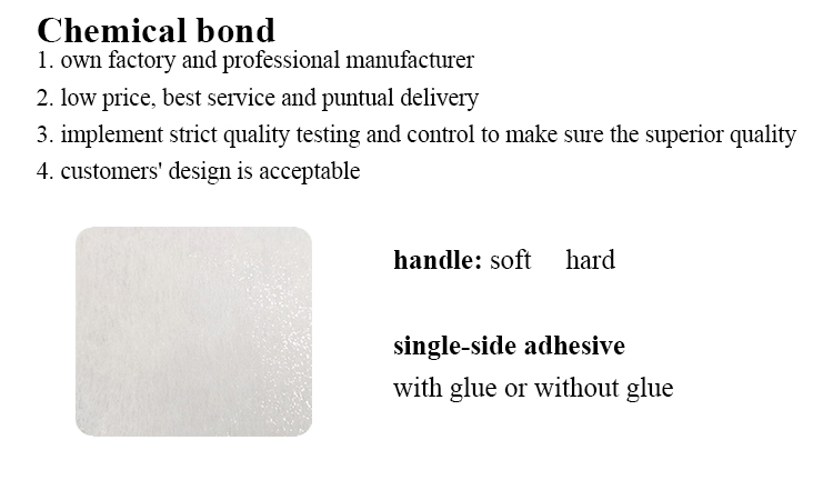Best Gaoxin 16-100gsm Color White Recyclable Polyester Non Woven Interlining for Felt